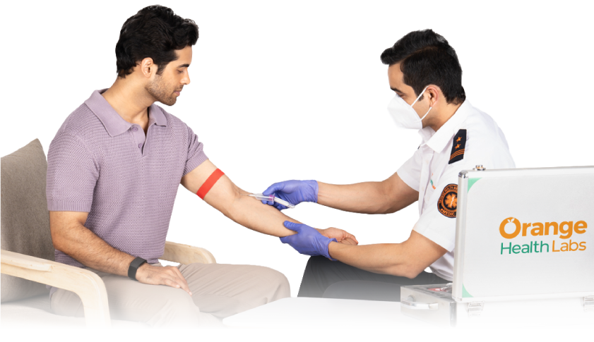 Taking blood sample